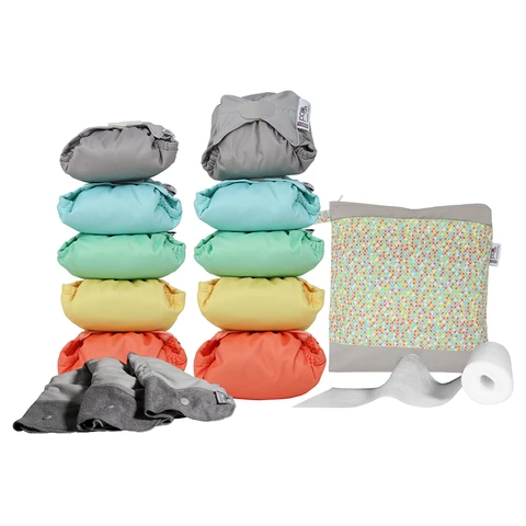Pop-in Nappy - Middle Box - Pastel